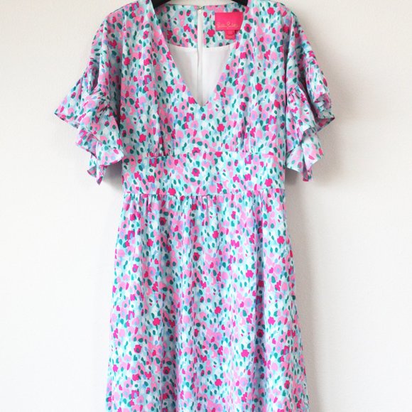 Lilly Pulitzer Blaire Stretch Dress, Hottie Dottie - Picture 6 of 9